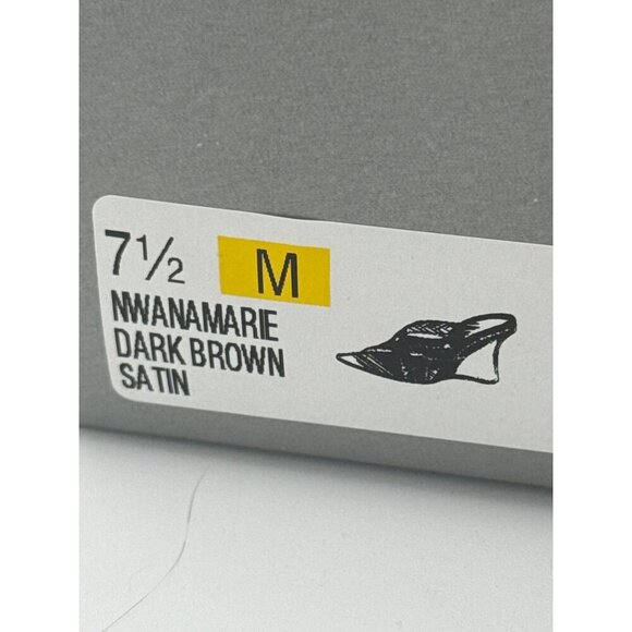 Nine West Womens Brown Woven Cork Wedge Sandals Size 7.5 - Picture 8 of 8